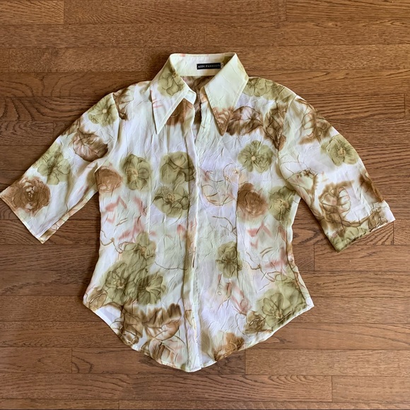 Floral print blouse - Picture 1 of 4